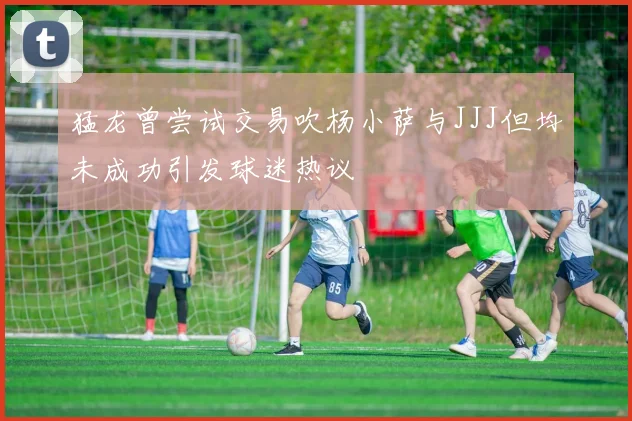 猛龙曾尝试交易吹杨小萨与JJJ但均未成功引发球迷热议